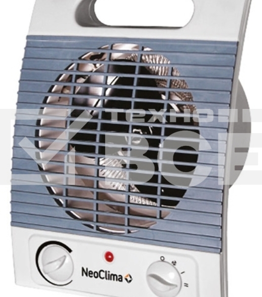 Тепловентилятор Neoclima FH-05 белый/серый, 2000 Вт, 20 м2
