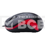 Мышь проводная Oklick 115S черный/красный, 1200 dpi, USB, кнопки - 3, фото6