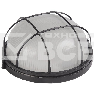 Светильник Iek LNPP0-1302-1-060-K02НПП1302 черный/круг с реш.60Вт IP54ИЭК