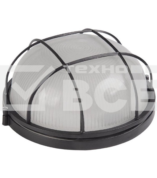 Светильник Iek LNPP0-1302-1-060-K02НПП1302 черный/круг с реш.60Вт IP54ИЭК