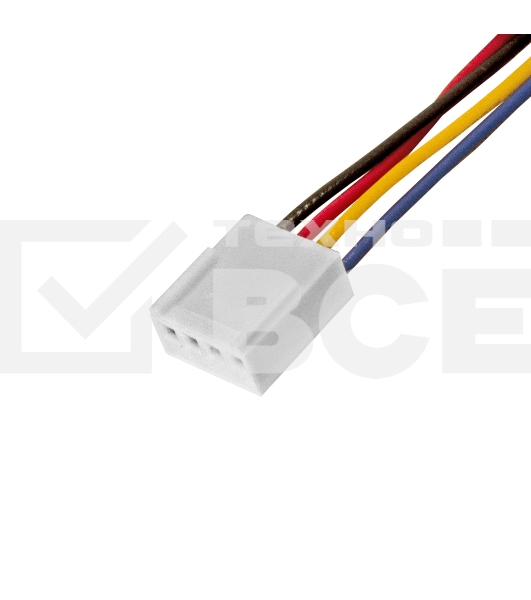 Вентилятор для корпуса ExeGate E12025H4P-PWM черный, 120 мм, 1500 об/мин, 24 дБ, 4 pin