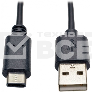 Кабель Tripplite U038-003 ver2.0 USB A(m) USB Type-C (m) 0.9м черный