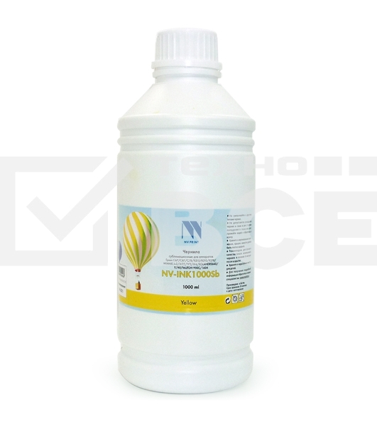 Чернила NV сублимационные NV-INK1000 Yellow Sb для аппаратов EPSON C67/C87/C78/R210/R310/R270/MIMAKI JV2/JV22/JV2/JV4/ROLANDRS640/FJ740/MUTOH 900C/1604 /DX5 (1000ml) Китай