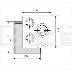 Панель варочная LEX GVG 430 BL  3 конфорки газ-контроль электроподжиг, фото9