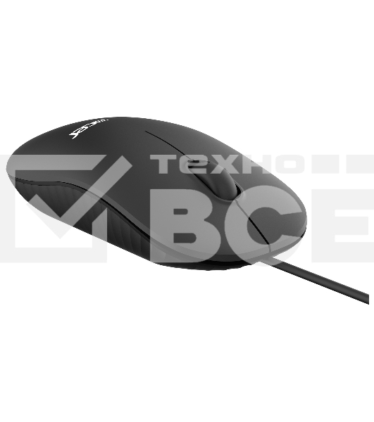 Мышь проводная Acer OMW122 черный, 1200 dpi, USB, кнопки - 3
