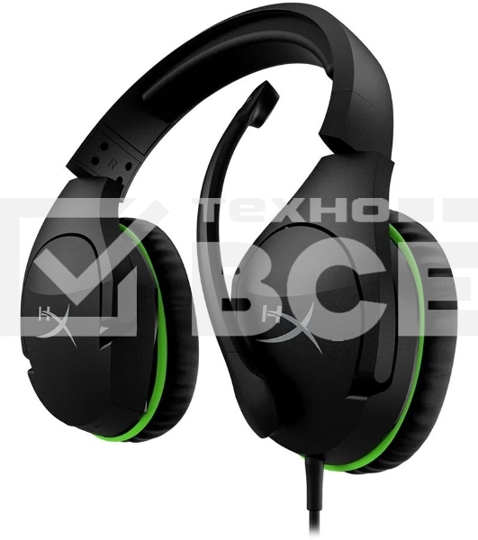 Гарнитура проводная HyperX Cloud Stinger черный/зеленый для: Xbox Series/One (4P5K1AA)