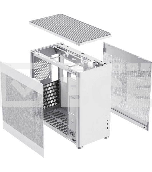Компьютерный корпус Gamemax MeshBox White ATX case, white, w/o PSU, w/1xUSB3.0+1xType-C, 1xCombo Audio