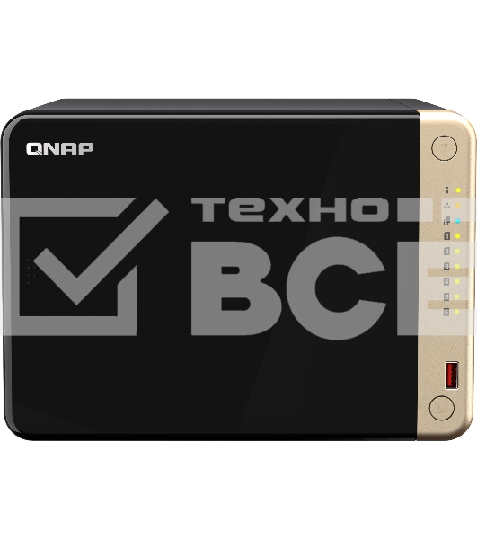 Сетевое хранилище NAS Qnap Original TS-664-8G 6-bay настольный Celeron N5095