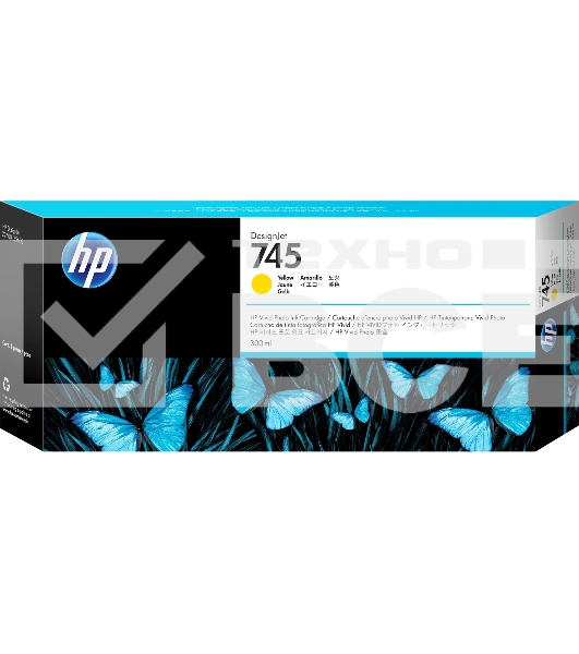 Картридж струйный HP 745 300-ml желтый Ink Cartridge