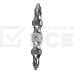 Набор бит двухстор., PH2-PH1х45 мм, сталь S2, 10шт. Denzel, фото3