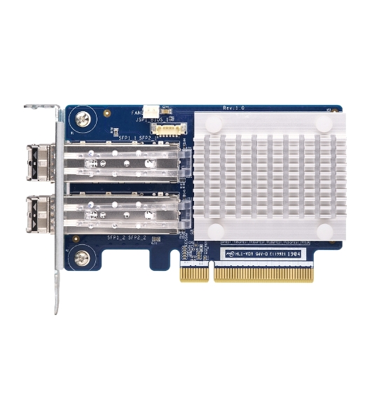Адаптер QNAP QXP-32G2FC Dual-port Fiber Channel adapter, 2 x 32 Gb / s SFP +, PCIe Gen3 x8. For QTS OS ONLY