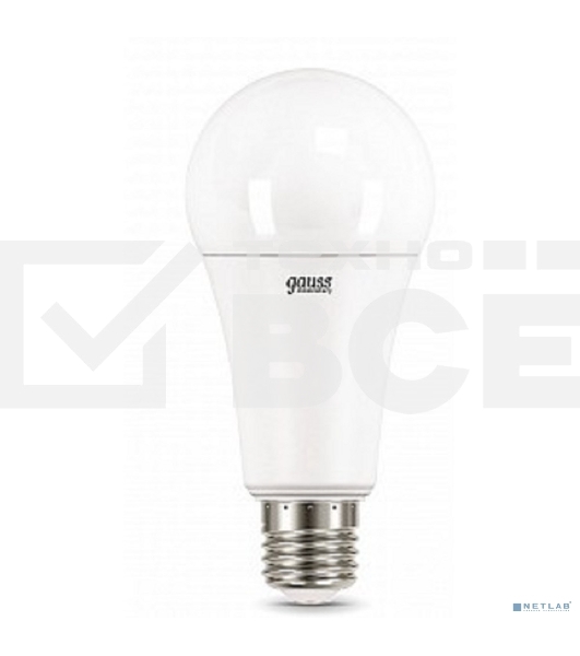 Лампа светодиодная Led Elementary A67 30Вт E27 3000К Gauss 73219