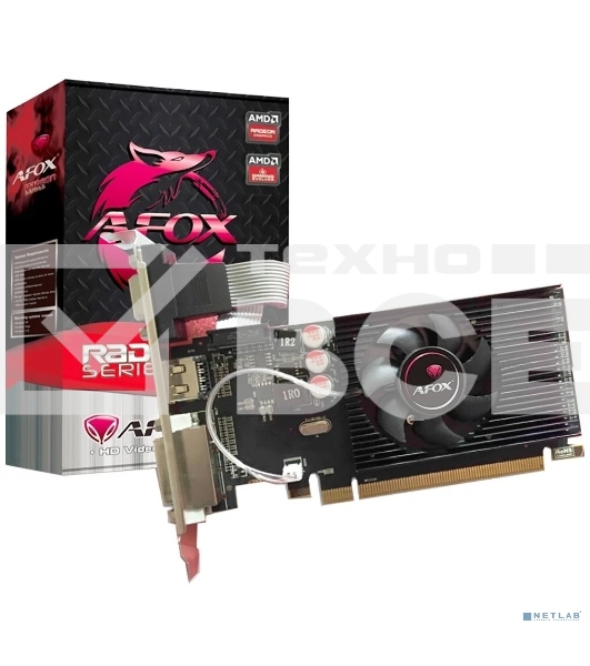 Видеокарта AFOX R5 230 2GB DDR3 64Bit, LP Single Fan AFR5230-2048D3L5