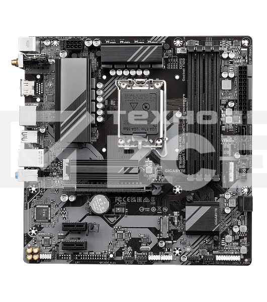 Материнская плата Gigabyte B760M DS3H AX (V1.2), LGA 1700, Intel B760, 4xDDR5, 4xSATA, 2xM.2, 1xPCI-E 4.0 x16, 2xPCI-E x1, 1xHDMI, 2xDP, 1x 2.5Gb LAN, 3xUSB-A 3.2 Gen 1, 1xUSB-C 3.2 Gen 2, 2xUSB-A 2.0, 3x3.5 мм, 7.1, Micro-ATX