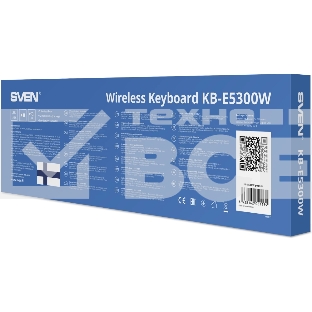 Клавиатура SVEN KB-E5300W беспроводная USB чёрный