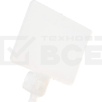 Стяжка пластиковая нейлоновая с площадкой для маркировки Lanmaster 2,5х100 мм, белый, 100 шт, фото2