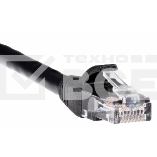 Патч-корд литой AOpen ANP612B-BK-2M (7/0.20) UTP кат.6 черный 2m