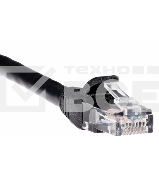 Патч-корд литой AOpen ANP612B-BK-2M (7/0.20) UTP кат.6 черный 2m