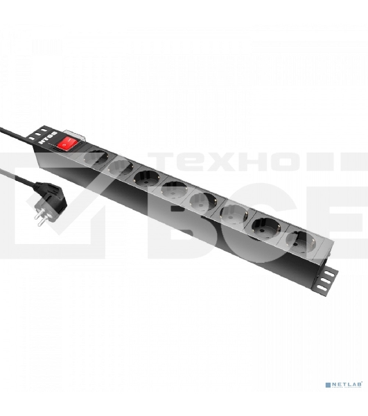 Блок распределения питания NTSS NTSS-PDU-DA2032 гор.размещ. 8x базовые 16A Schuko 1.8м