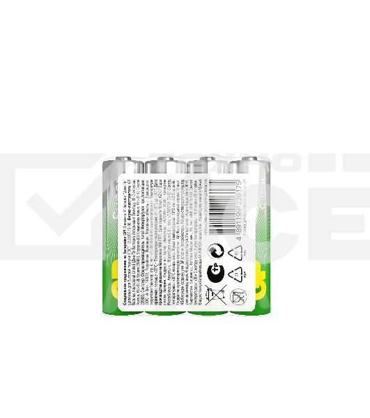 Батарейка GP 15AA21RA-2CRS4 96/384 (4шт./AA в уп-ке) (4891199226175) аналог 1276607