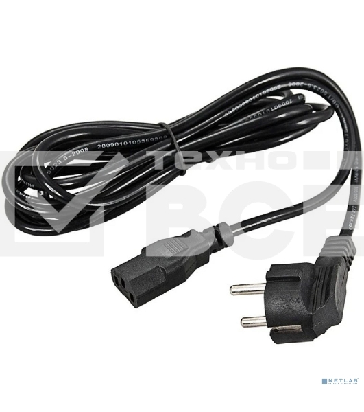 Шнур сетевой Rexant СЕЕ 7/7 (Schuko) – IEC 320 C13 3x1,0мм², длина 0,6м