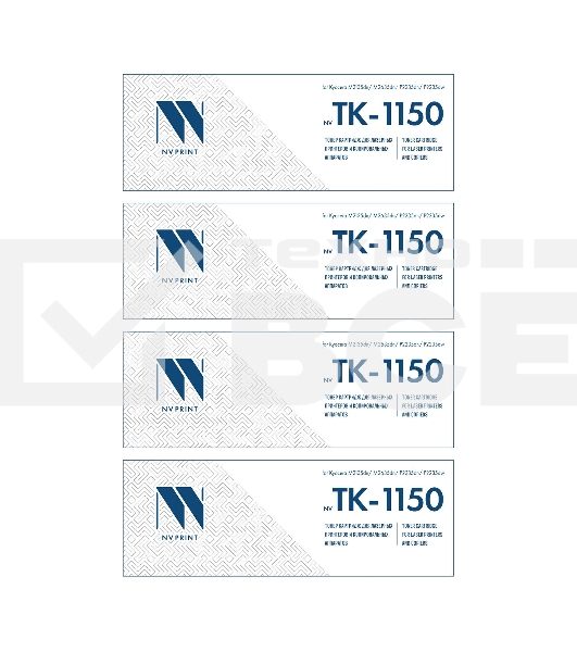 Картридж NVP совместимый NV-TK-1150-SET4 для Kyocera M2135dn/M2635dn/M2735dw/P2235dn/P2235dw (3000k) (4 шт)