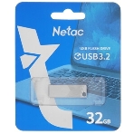 Флешка USB Netac UM1 (NT03UM1N-032G-32PN), 32Gb, USB 3.2, R/W 150/45, серебристый, фото9