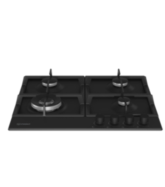Газовая варочная поверхность Indesit THPM 642 WS/BL/I, черный