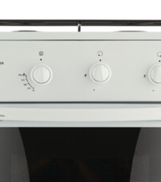 Плита газовая Flama CG 3202 W/B белый, конфорок 2 шт, духовка 30 л, 50 см x 85 см x 38 см