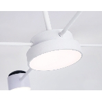 Потолочный светодиодный светильник с пультом Ambrella light FL51631/4+1 WH белый 3000K-6400K 48W 910*745*300 (ПДУ ИК), фото13