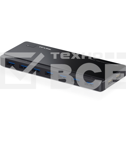 Сетевое оборудование TP-Link UH720 7 ports USB 3.0 Hub with 2 power charge ports (2.4A Max), Desktop, a 12V/4A Power Adapter included