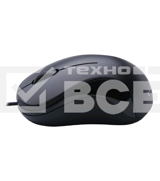 Мышь проводная Oklick 115S черный, 1200 dpi, USB, кнопки - 3