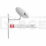 Кронштейн для спутниковой антенны (0,6 м) 34 см Г-образный Rexant, фото4