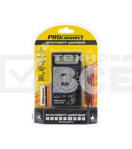 Портативный мультиметр M830B (DT830B) PROconnect
