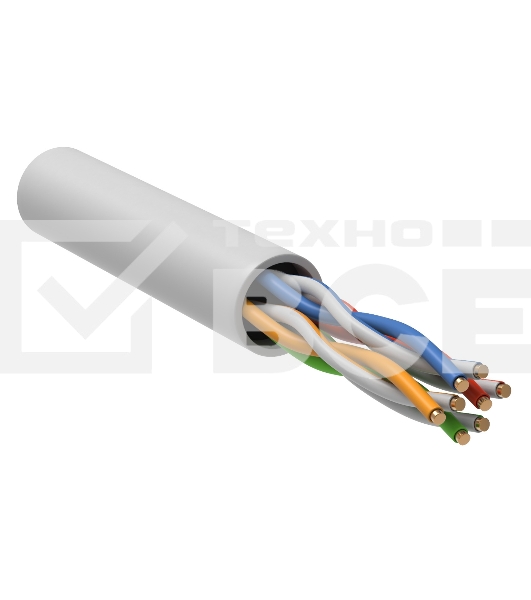 Кабель витая пара U/UTP кат.5e 4х2х24AWG solid LSZH GENERICA бел. 305м (м) ITK