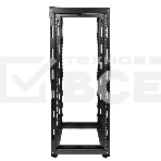 Стойка телеком. универсальная 33U двухрамная, цвет черный (СТК-33.2-9005) (1 коробка), фото 1