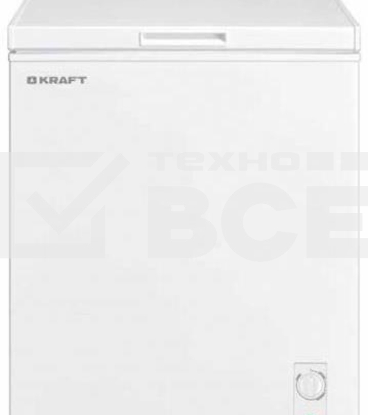 Морозильник ларь Kraft BD(W)-177QX белый, 155л