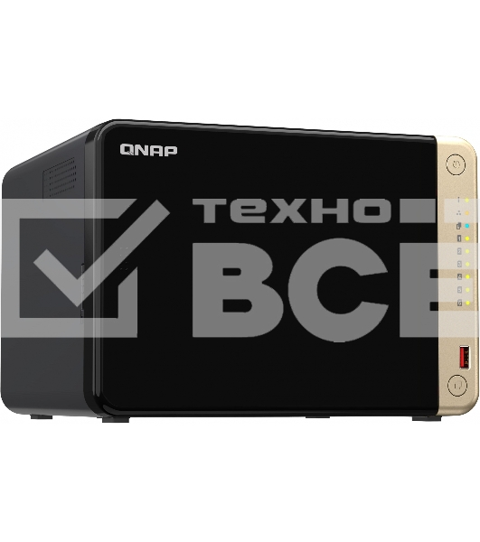 Сетевое хранилище NAS Qnap Original TS-664-8G 6-bay настольный Celeron N5095