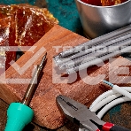 Припой пруток Rexant ПОС-30, Ø8мм, длина 400мм, ГОСТ 21931-76, олово 30%, свинец 70% (упак. 5 кг), фото 1