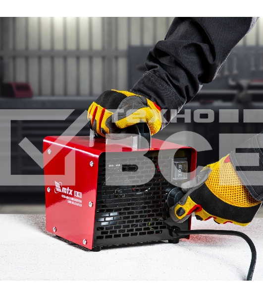 Тепловая пушка керамическая MTX SHCL-2000, квадратная, 230 В, 125 м3/ч, 1/2 кВт