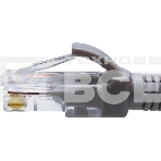 Патч-корд Suprlan 10-0143 UTP RJ-45 вил.-вилка RJ-45 кат.5E 2м серый LSZH 24AWG, фото2