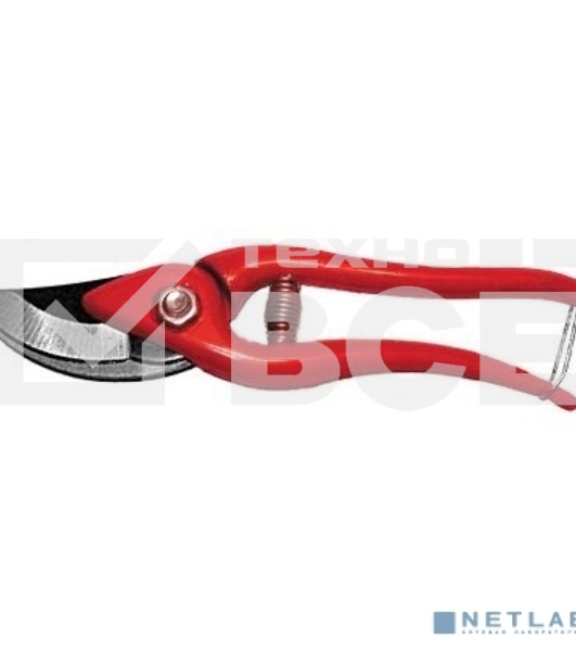 Секатор FIT 77080 Хобби 20см плоскостной лезвия внахлест сталь алюминиевые ручки