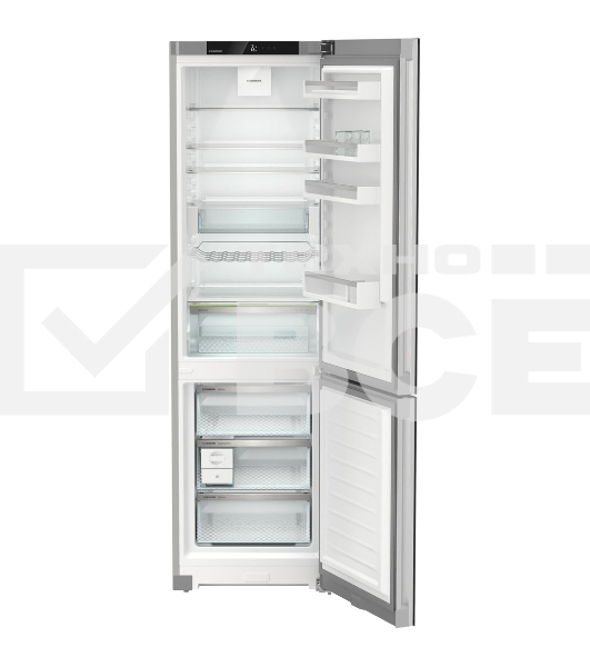 Холодильник Liebherr CNgbc 5723-22 001 серебристый двухкамерный 266/100л морозилка снизу