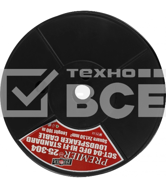 Кабель акустический Premier SCT-04 BC 100м. черный (25-304 100)