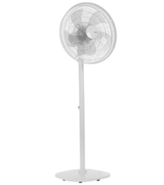 Вентилятор Centek CT-5024 белый/чёрный, напольный, 65 Вт, 4 скорости, 44.5 см