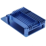 Корпус Qumo Aluminum case with double black fans, Raspberry Pi 4, blue(RS008), фото9