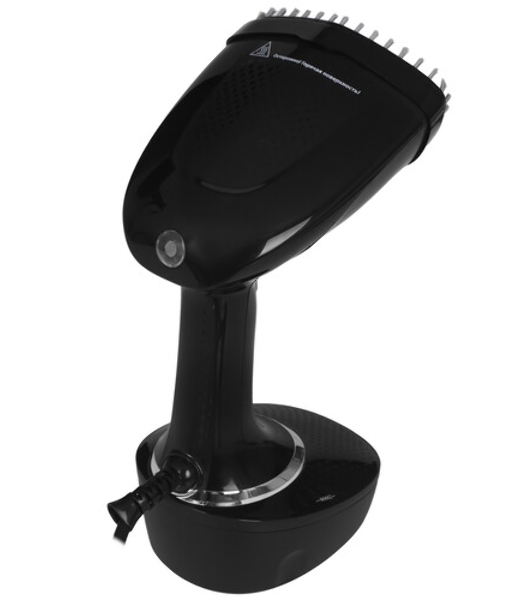 Отпариватель Delta LUX DE-3200P черный, 1500 Вт, 30 г/мин, 400 мл