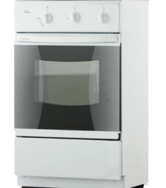 Плита газовая Flama CG 3202 W/B белый, конфорок 2 шт, духовка 30 л, 50 см x 85 см x 38 см