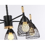 Светильник Ambrella light TR8015/5 BK черный E27*5 max 40W D600*385, фото4