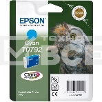 Картридж струйный EPSON T0792 (C13T07924010) голубой повышенной емкости (1530 стр.) для P50/PX660/PX820/PX830, фото 1